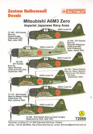 Techmod 72066 A6M3 Zero (1/72)