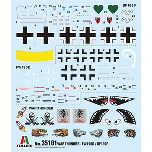 Italeri 35101 WAR THUNDER: BF109/ FW-190 D9 1/72 – image 8