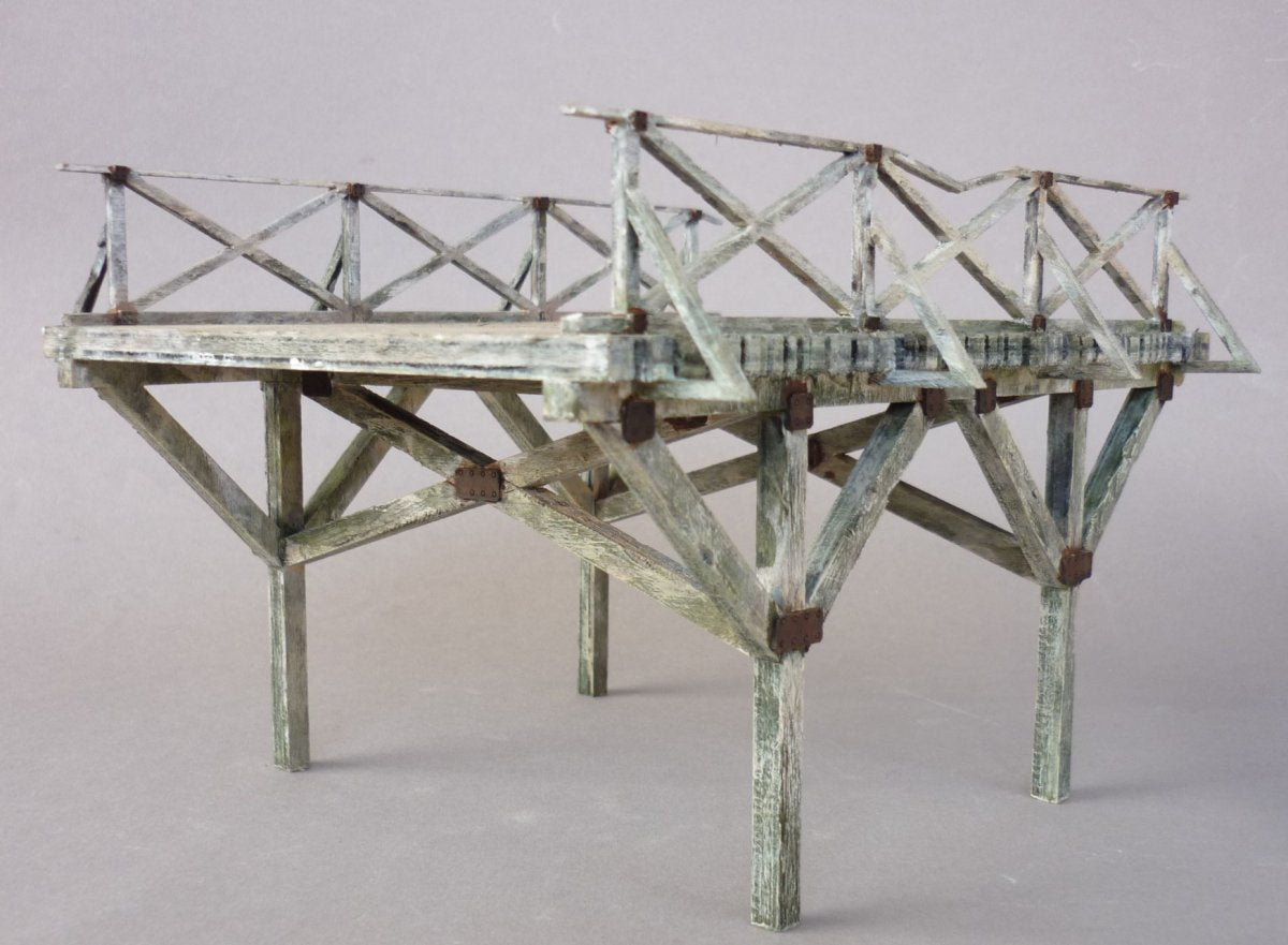 RT-Diorama 35546 Wooden bridge 1/35 – imagen 4