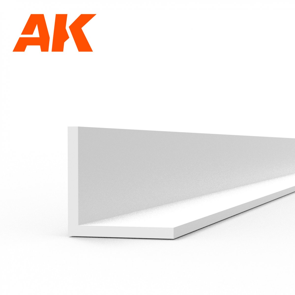AK Interactive AK6561 ANGLE 3.0 X 3.0 X 350MM – STYRENE ANGLE – (4 UNITS) – Bild 2