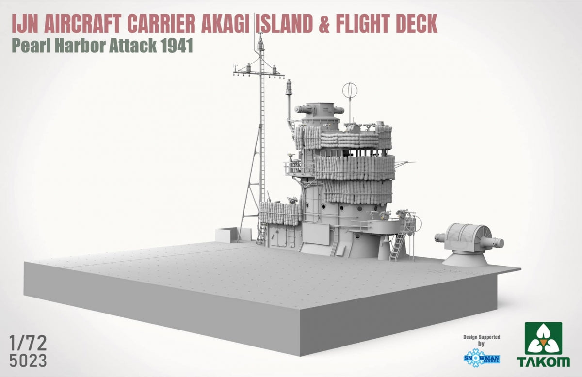 Takom 5023 IJN Aircraft Carrier Akagi - Island And Flight Deck, Pearl Harbor Attack 1941 1/72 – Bild 3