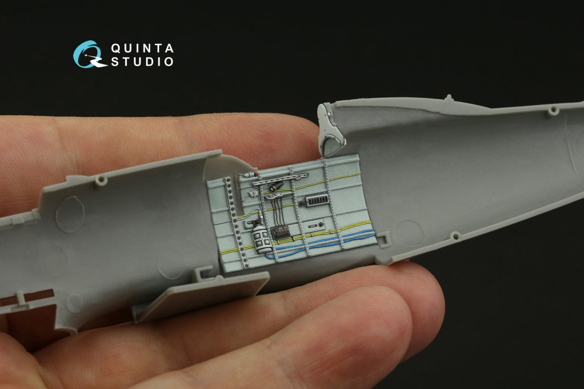 Quinta Studio QD48390 Macchi C.202 Folgore Late 3D-Printed &amp;amp; coloured Interior on decal paper (Hasegawa/Eduard) 1/48 – Bild 11