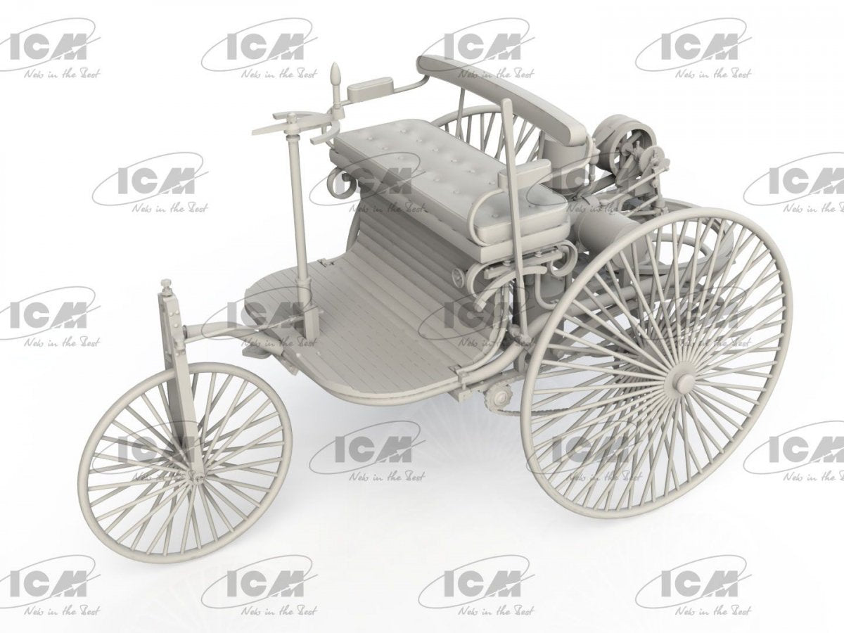 ICM 24042 Benz Patent-Motorwagen 1886 – EASY version 1/24 – imagen 4