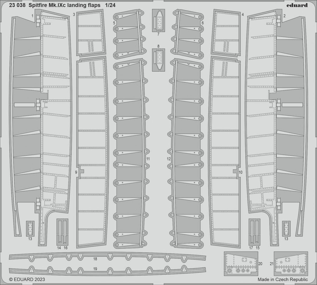 Eduard BIG2405 Spitfire Mk. IXc AIRFIX 1/24 – immagine 4