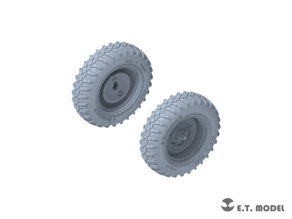 E.T. Model P35-136 WWII German Schwimmwagen Type166 Sagged wheels Wide For TAMIYA Kit 1/35 – imagen 4