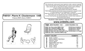 CMK F48151 RAF Aces WWII P.Clostermann 1/48 – image 2