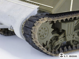 E.T. Model P35-093 WWII US ARMY M4 Sherman Extended End Connectors &amp;quot;Duck bill&amp;quot; type 1 1/35 – immagine 3