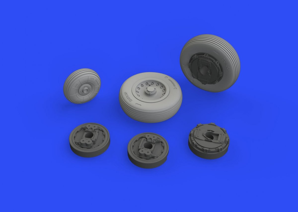 Eduard 648541 Mirage IIIC wheels 1/48 EDUARD – zdjęcie 3