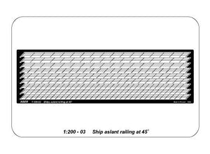 Aber 200-03 Rambarde inclinée pour escaliers à 45 degrés (1/200) – image 5