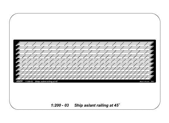 Aber 200-03 Rambarde inclinée pour escaliers à 45 degrés (1/200) – image 5