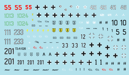 Star Decals 72-A1026 German tanks in Italy # 6. Sturmgeschutz. 1/72 – zdjęcie 3