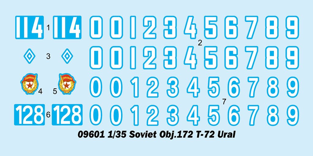 Trumpeter 09601 Soviet Obj.172 T-72 Ural 1/35 – image 4