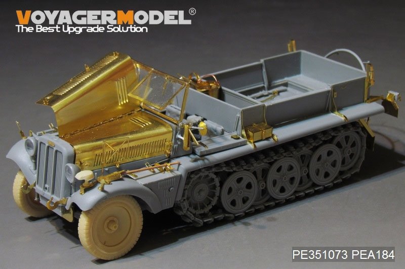 Voyager Model PE351073 WWII German Sd.Kfz.10 Asuf.B Half Track Early Version（For DRAGON 6731） 1/35 – imagen 2