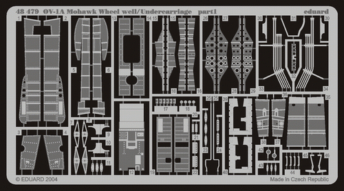 Eduard 48479 OV-1A/ B/D puits de roue/ train d&amp;#39;atterrissage 1/48 REVELL – image 2