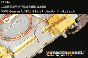 Voyager Model PEA449 WWII German Pz.KPfw.III Early Production Smoke Lauch (GP) 1/35 – immagine 2