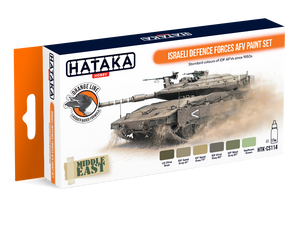Hataka HTK-CS114 Israeli Defence Forces AFV Paint Set 6x17 ml – Bild 3