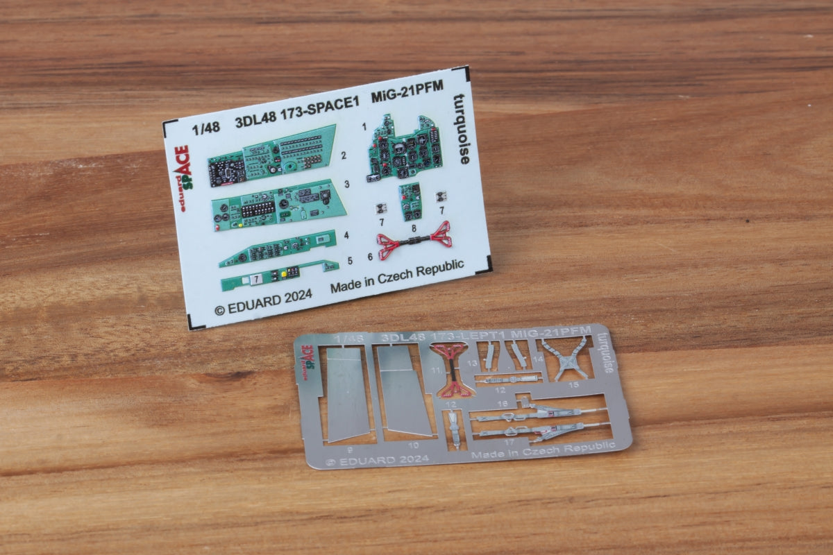 Eduard 3DL48173 MiG-21PFM turquoise SPACE EDUARD 1/48