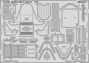 Eduard 32936 Spitfire Mk. II interior REVELL 1/32 – image 2