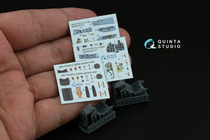 Quinta Studio QD+72167 Su-17UM3 3D-Printed &amp;amp; coloured Interior on decal paper (Modelsvit) (with 3D-printed resin part) 1/72 – zdjęcie 13