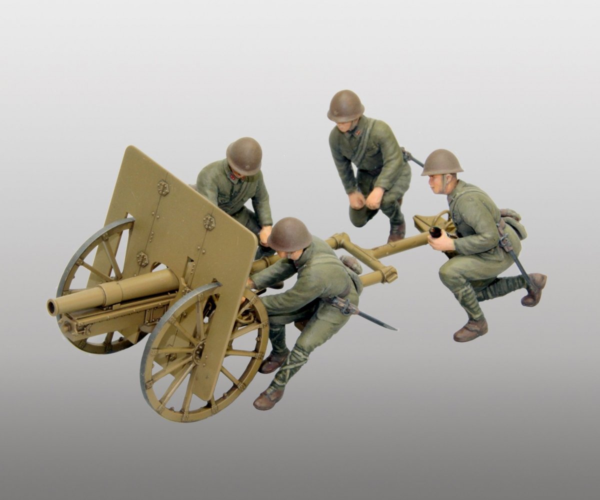 Fine Molds FM38 Imperial Japanese Army Artillery Type 41 75mm Mountain Gun 1/35 – Bild 4
