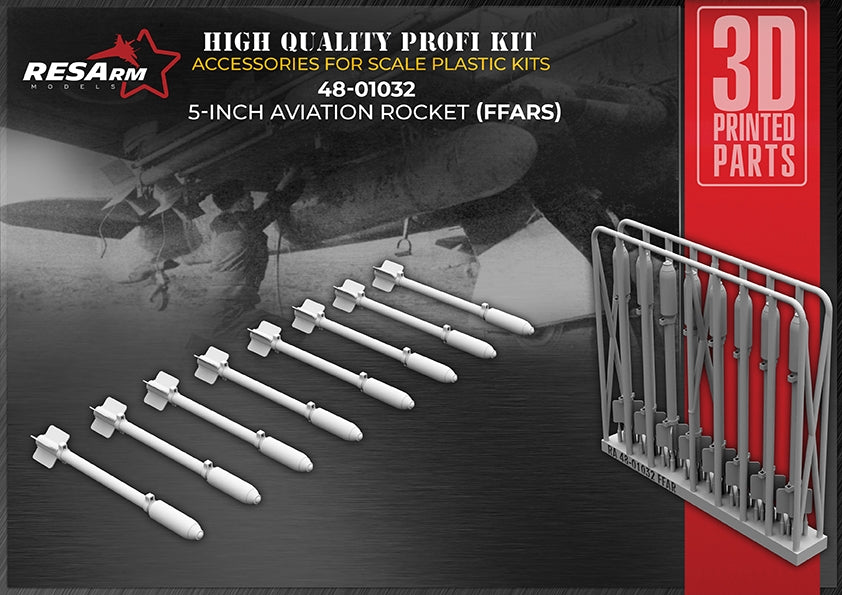 RESArm 48-01032 5 INCH FFAR - Rocket (3D resin printing) 1/48