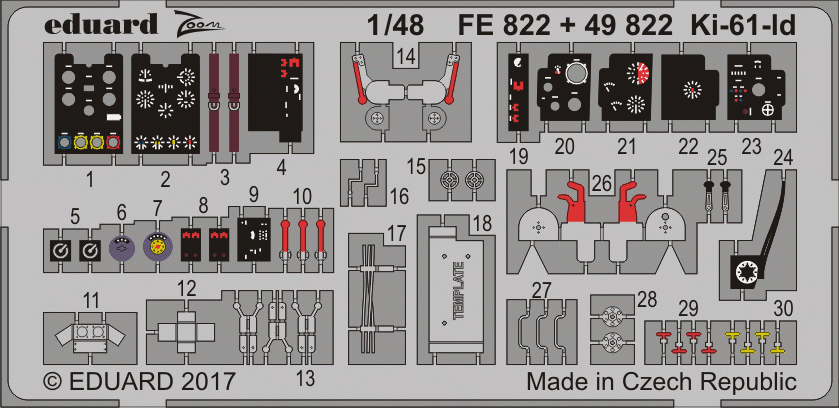 Eduard 49822 Ki-61-Id TAMIYA 1/48