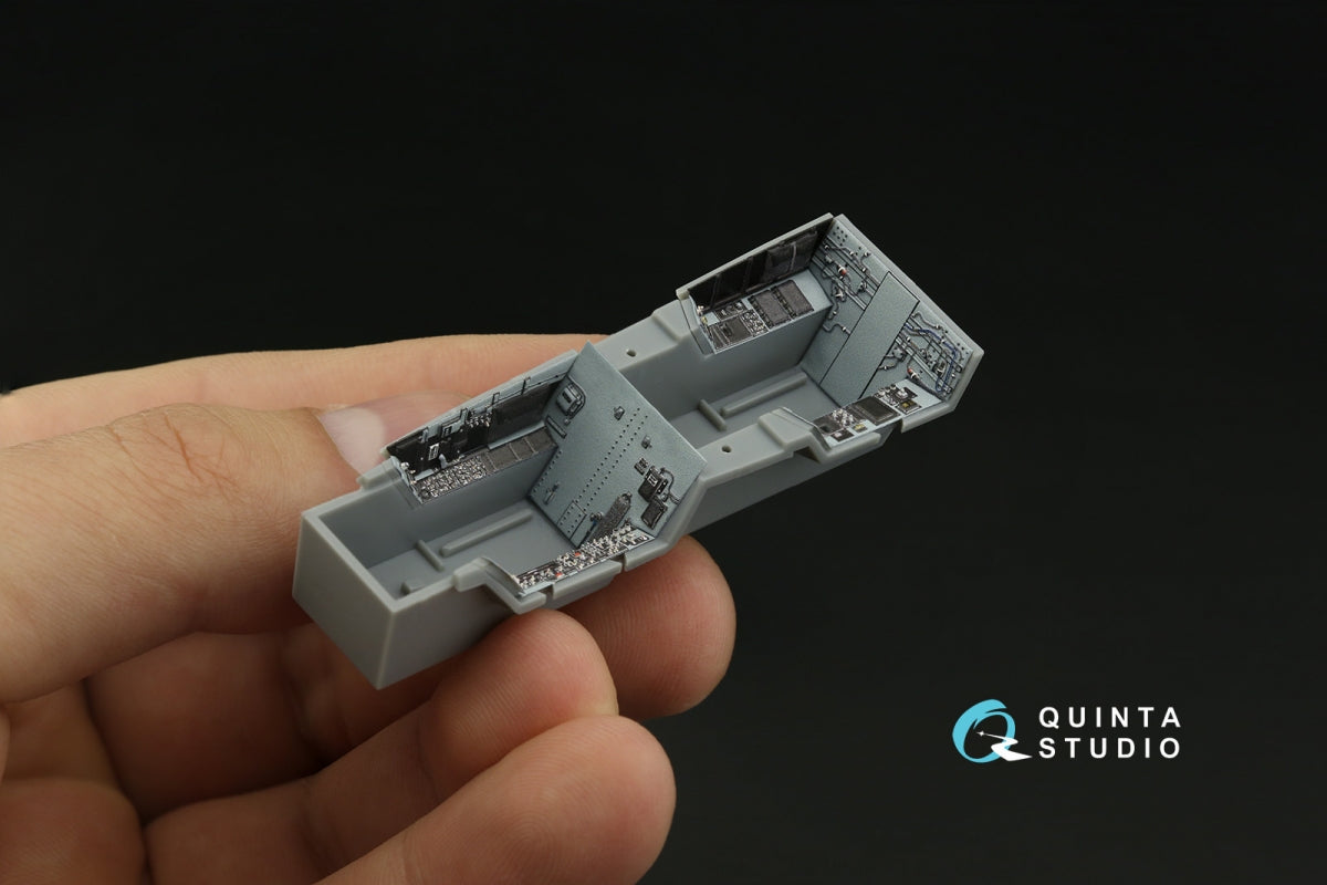 Quinta Studio QD48373 F/A-18F late / EA-18G 3D-Printed &amp;amp; coloured Interior on decal paper (Hobby Boss) 1/48 – immagine 11