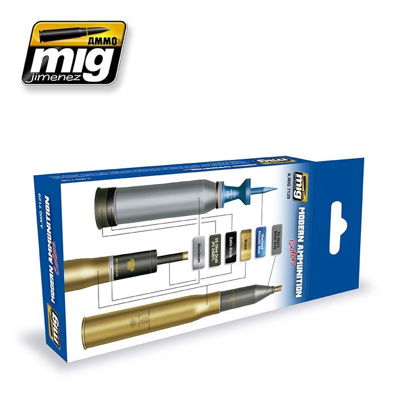 AMMO Mig 7129 MODERN AMMUNITION SET 6x17ml – zdjęcie 2