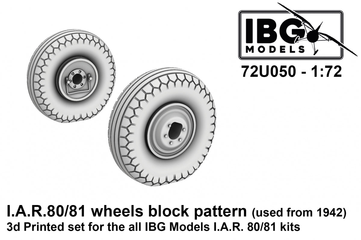IBG 72U050 I.A.R. 80/81 Wheels Block Pattern (used from 1942) 1/72