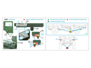 Quinta Studio QD35097 MAN mil gl family 3D-Printed &amp;amp; coloured Interior on decal paper (Revell) 1/35 – immagine 2