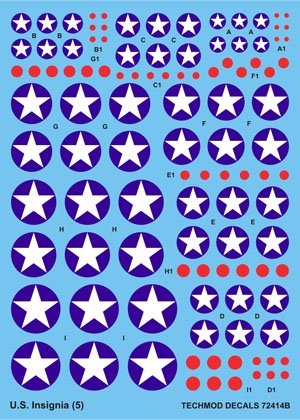 Techmod 72414 - U.S. Insignia 1/72