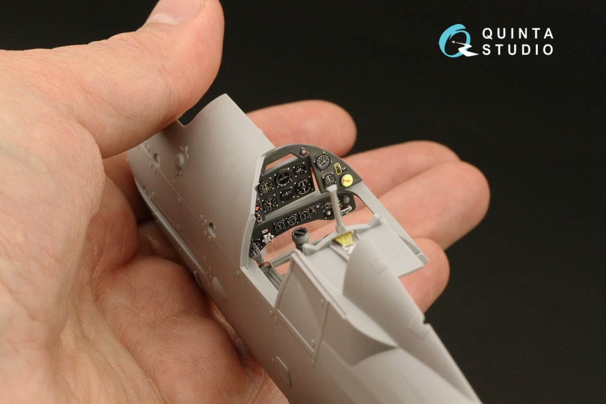 Quinta Studio QD32135 Gloster Gladiator Mk II 3D-Printed &amp;amp; coloured Interior on decal paper (ICM) 1/32 – immagine 5