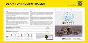 Heller 57105 STARTER KIT US 1/4 TON TRUCK &amp;#39;N TRAILER 1/35 – image 4