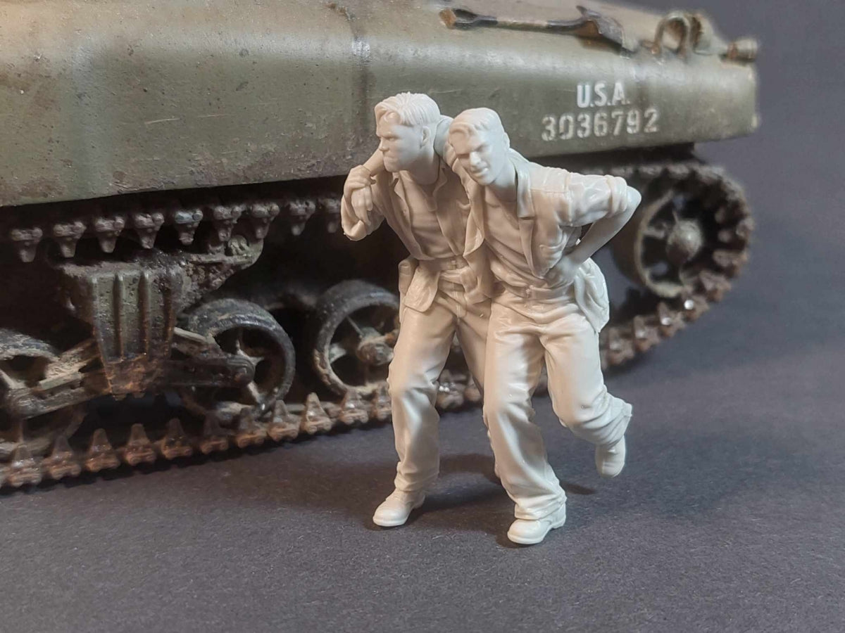 Panzer Art FI35-208 USMC wounded tankers set 1/35 – zdjęcie 3
