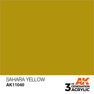 AK Interactive AK11040 Sahara Yellow 17ml