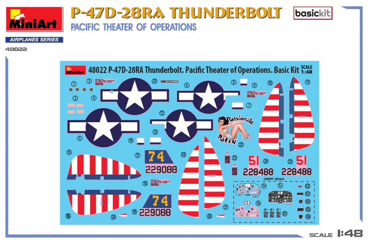 MiniArt 48022 P-47D-28RA THUNDERBOLT. PACIFIC THEATER OF OPERATIONS. BASIC KIT 1/48 – Bild 6