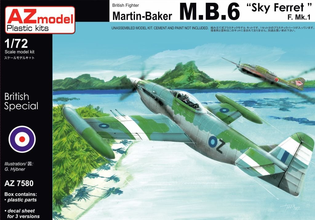 AZ Modèle AZ7580 Martin Baker MB.6 Sky Ferret (1/72)