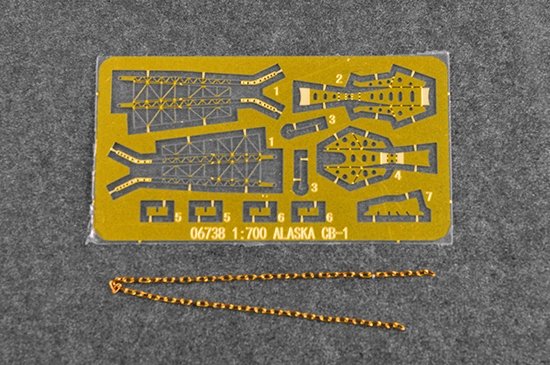 Trumpeter 06738 USS Large cruiser Alaska 1/700 – imagen 5