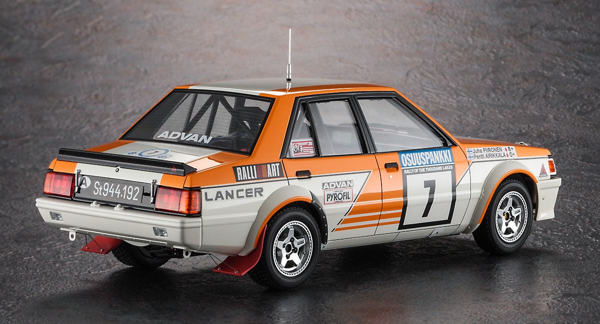 Hasegawa SP585 MITSUBISHI LANCER EX 2000 TURBO 1982 1000 LAKES RALLY DETAIL UP VERSION 1/24 – zdjęcie 3