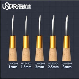 U-Star UA-90501 Flat Blade Knife 1 mm / Nóż z płaskim ostrzem 1 mm – zdjęcie 2