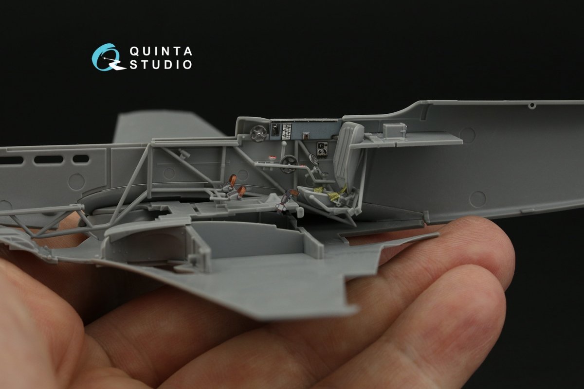 Quinta Studio QD48398 Yak-9T 3D-Printed &amp;amp; coloured Interior on decal paper (Zvezda) 1/48 – imagen 11