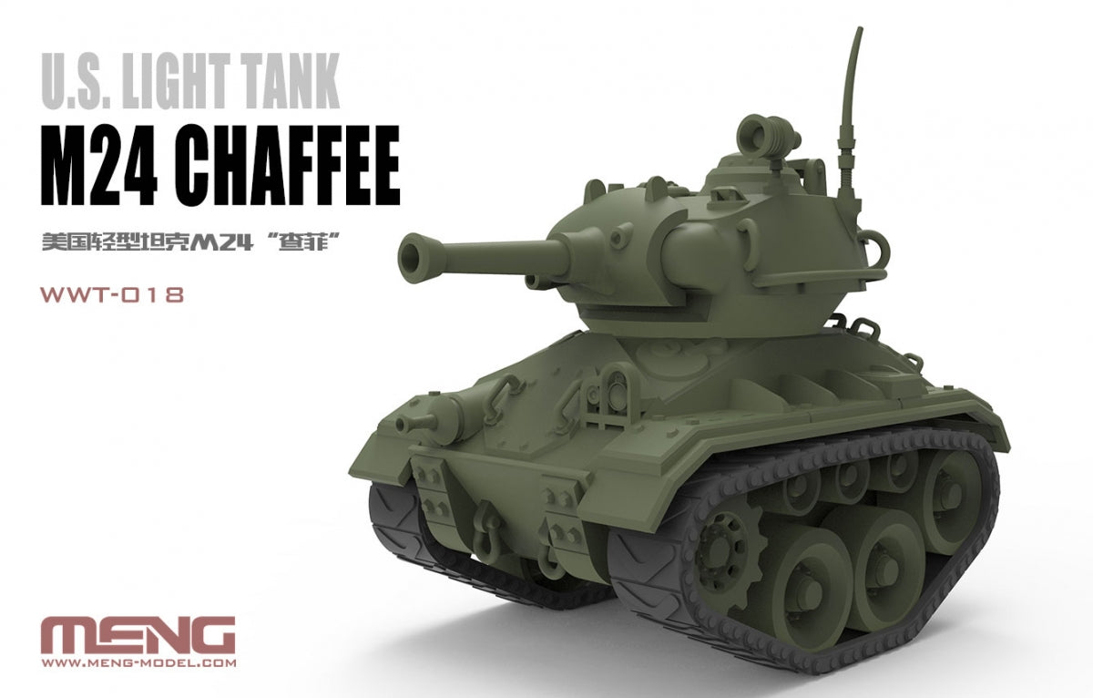 Meng Model WWT-018 M24 Chaffee U.S. Light Tank – immagine 3