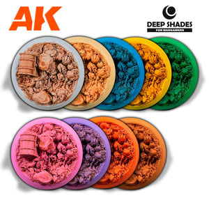 AK Interactive AK13003 REDDISH FILTH – DEEP SHADES 30ML – immagine 2