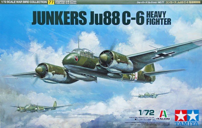 Tamiya 60777 Junkers Ju88 C-6 Heavy Fighter 1/72