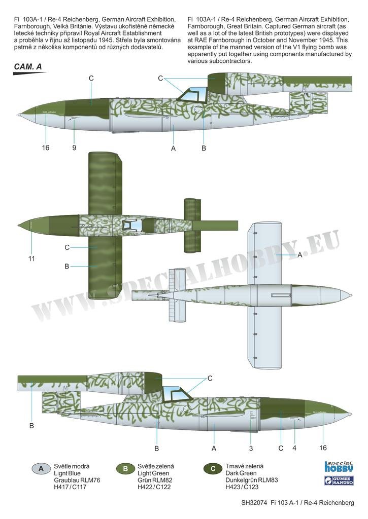 Special Hobby 32074 Fieseler Fi 103R / V-1 Reichenberg 1/32 – Bild 4