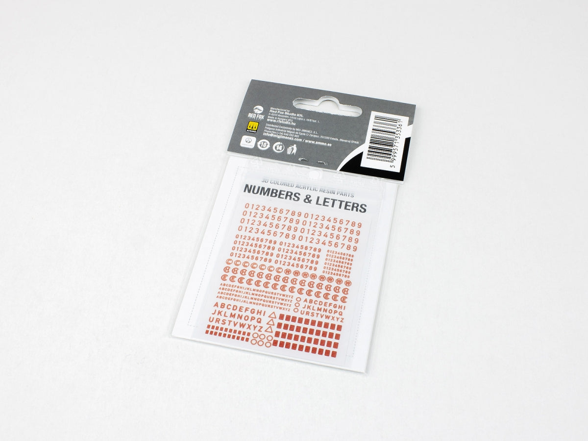 Red Fox Studio QS-35017 Numbers and Letters for US AFV&amp;#39;s vol.01 1/35 – Bild 2
