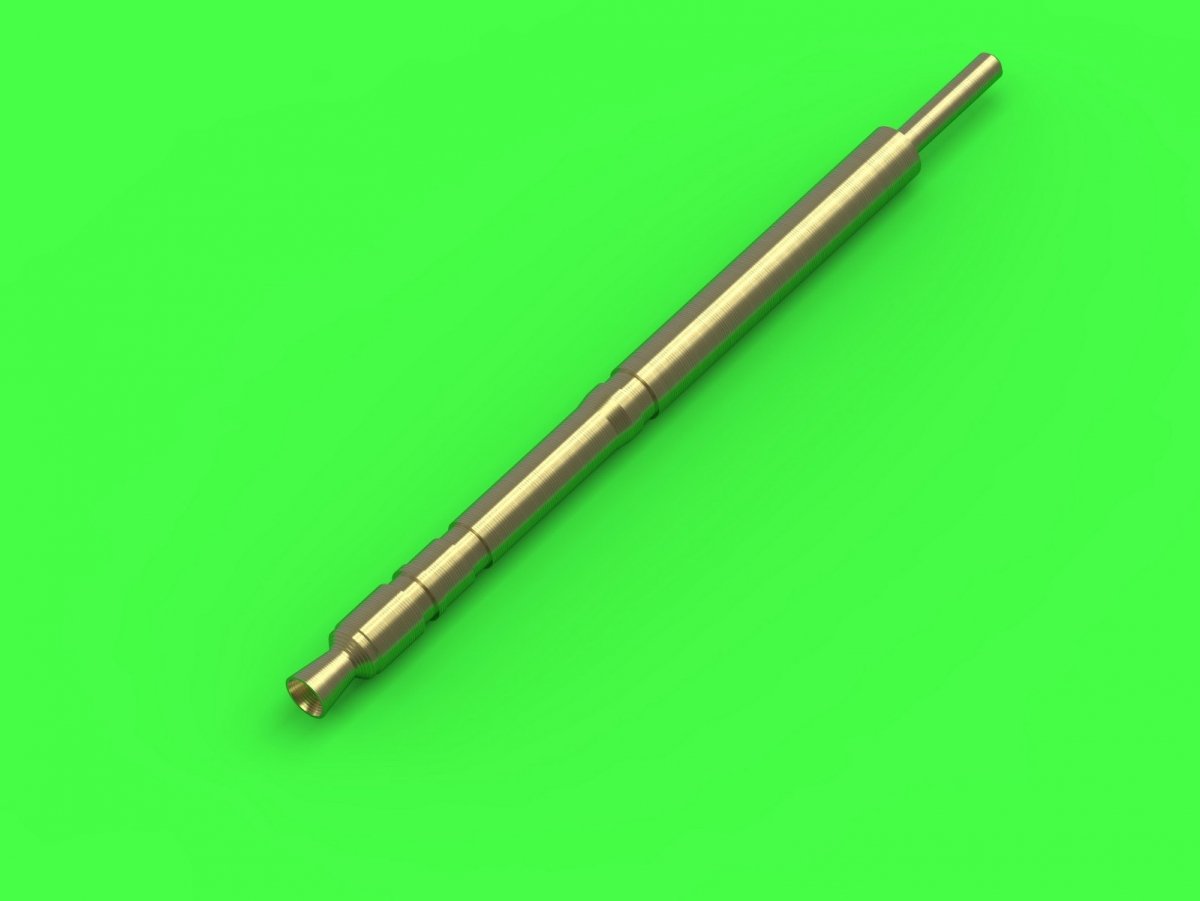 Master GM-72-025 MG-34 &amp;quot;Panzerlauf&amp;quot; (7.92mm) - German machine gun barrels - armored cooling jacket - used on late tanks (4pcs) 1/72 – immagine 5