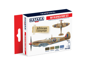 Hataka HTK-AS08 RAF in Africa paint set 4x17ml