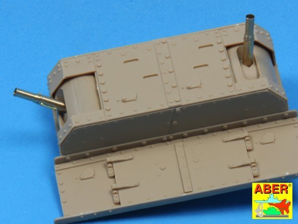 Aber 35L-156 Barrels for British WWI Tank Mark IV – Female 1/35 – imagen 3