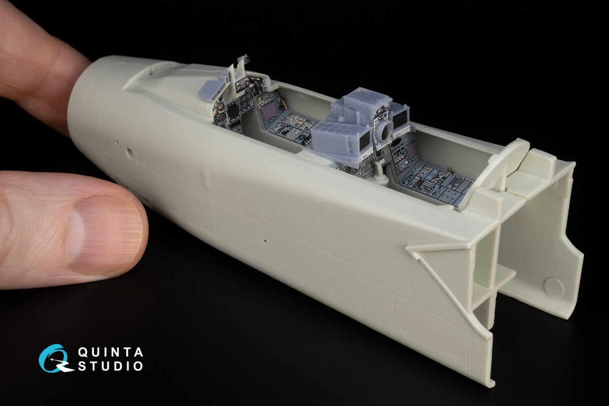 Quinta Studio QDS+48264 Tornado ECR Italian 3D-Printed coloured Interior on decal paper (Revell) (small version) (with 3D-printed resin parts) 1/48 – Bild 15